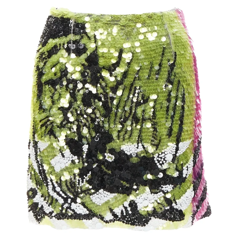 Casual Clothes For Women Special Occasion Wear Christian Dior D-Jungle Lion Sequins Pailette Bead Embellished Skirt Casual Clothes For Women Special Occasion Wear Christian Dior D-Jungle Lion Sequins Pailette Bead Embellished Skirt