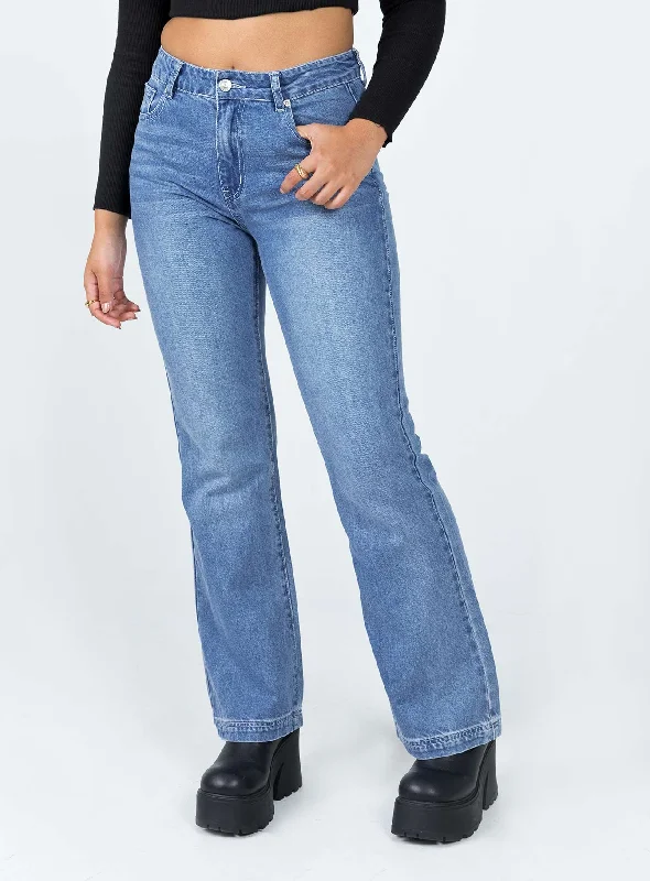 Women's Urban Clothing Trendy Women's Collection Cholula Straight Leg Denim Jeans
