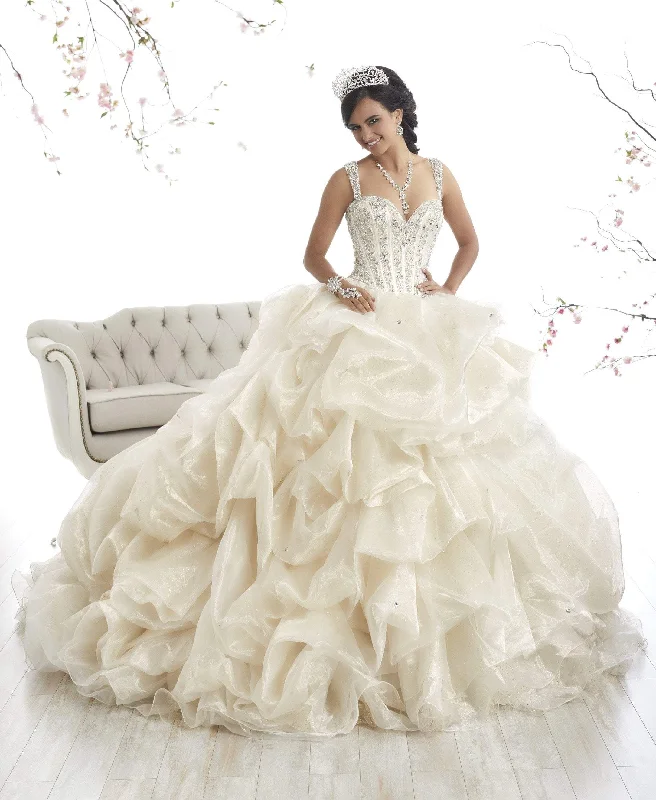 Women's Luxury Garments Your Timeless Wardrobe Awaits Quinceanera Collection - 26868SC Sleeveless Applique Ballgown