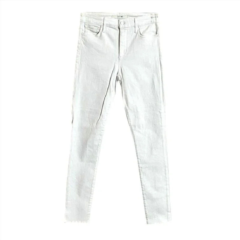 Timeless Women's Outfit Limited - Edition Drops Women's Raw Hem High Rise Skinny-Ankle Jeans In White Timeless Women's Outfit Limited - Edition Drops Women's Raw Hem High Rise Skinny-Ankle Jeans In White