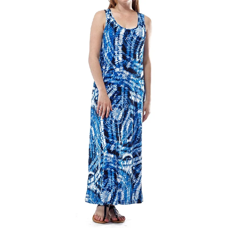 Vintage-Inspired Women's Clothes Trending Items La Cera Women's Polyester Blend Sleeveless Printed Dress