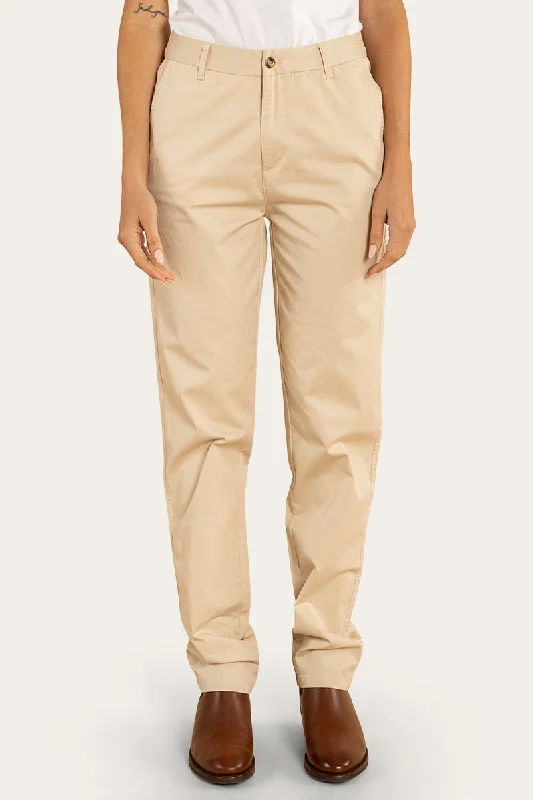 Women's Casual Outfit Elegant Contour Scottsdale Womens Regular Fit Chino Pant - Bone Women's Casual Outfit Elegant Contour Scottsdale Womens Regular Fit Chino Pant - Bone