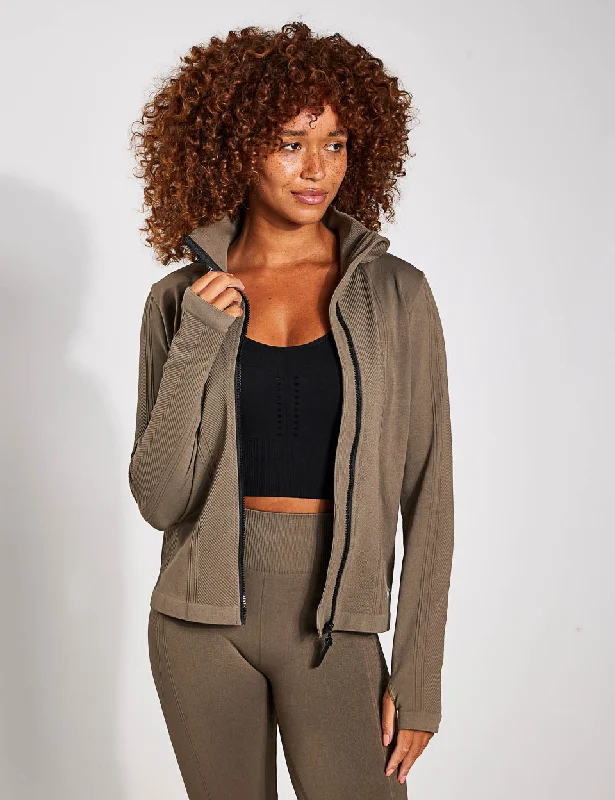 Women's Trendy Casual Outfit Huge Discounts This Week India Jacket - Walnut