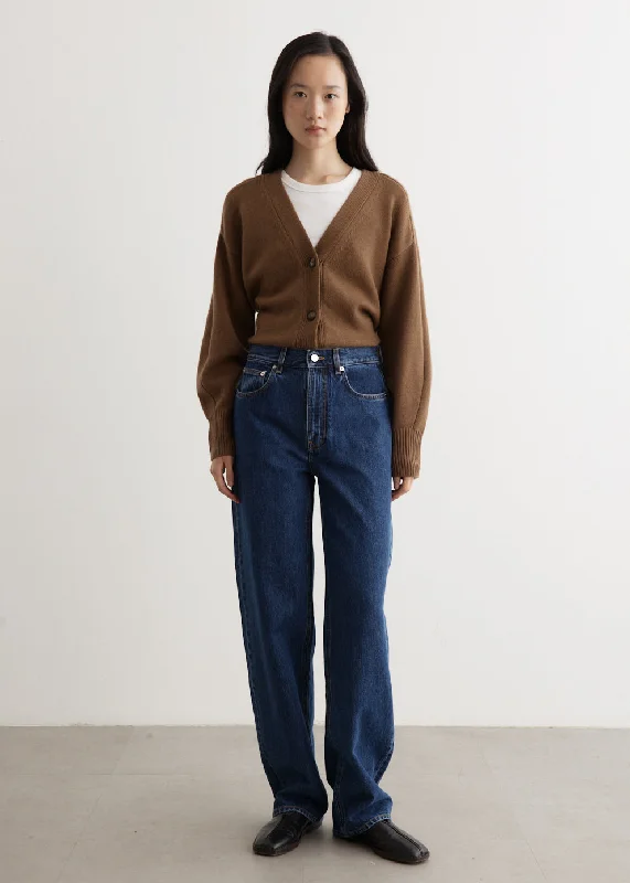 Women's Chic Outerwear Outfit Enjoy Discount Loose Fit Jeans