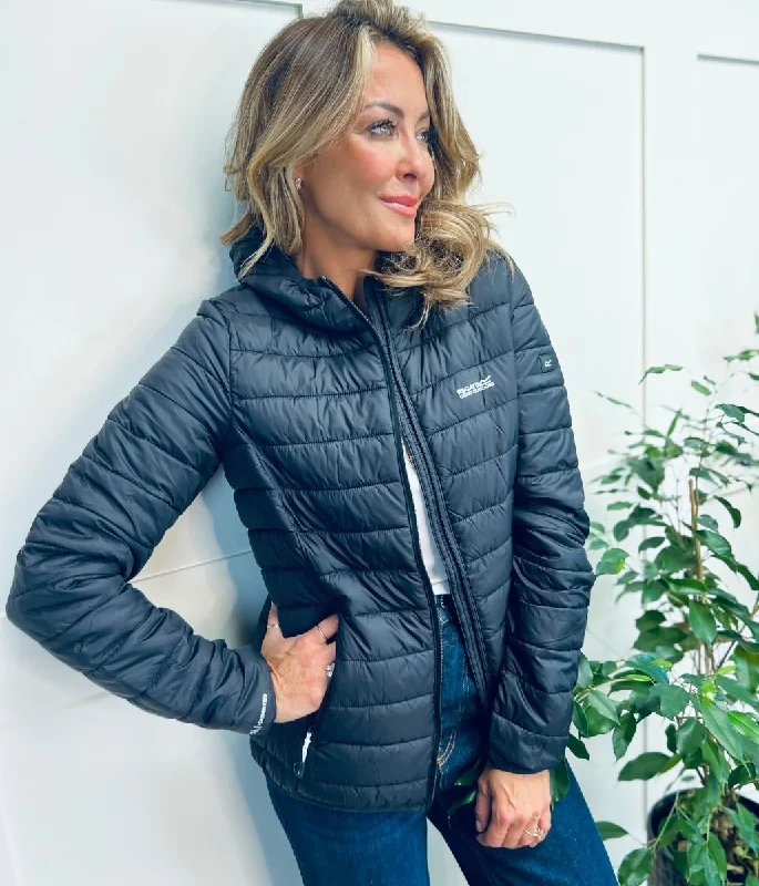 Women's Tops And Clothing Limited Time Flash Sale Black Marizion Hooded Jacket