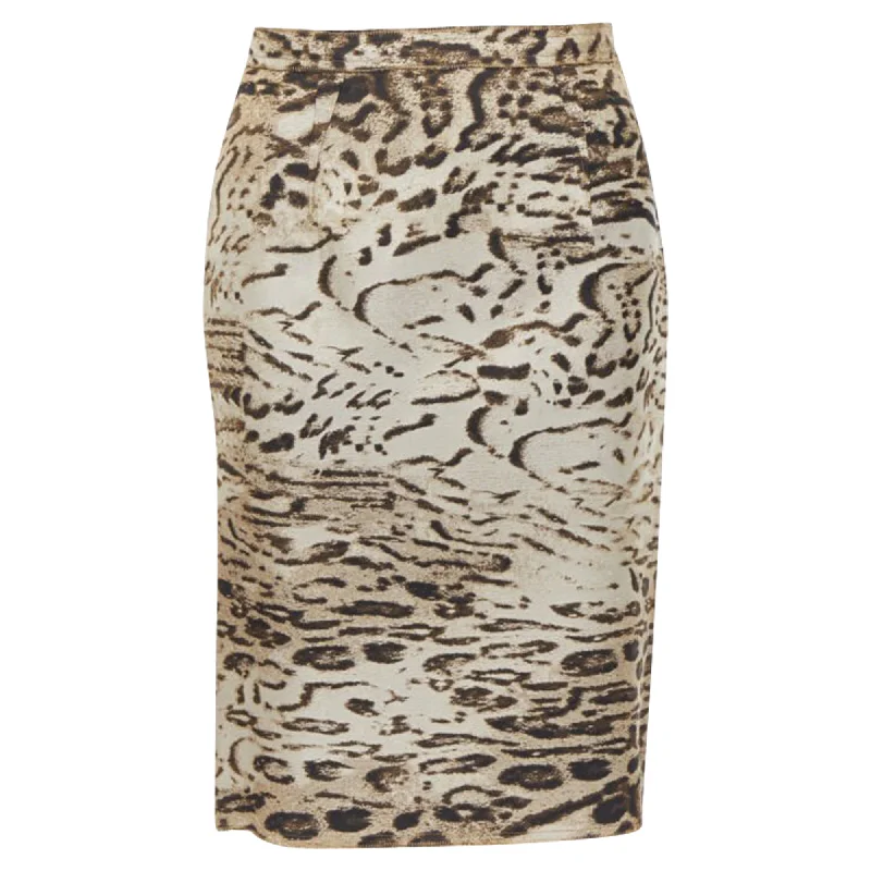 Women's Comfortable Lounge Attire Trendy Street Style Attire Lanvin Alber Elbaz leopard print pencil skirt Women's Comfortable Lounge Attire Trendy Street Style Attire Lanvin Alber Elbaz leopard print pencil skirt