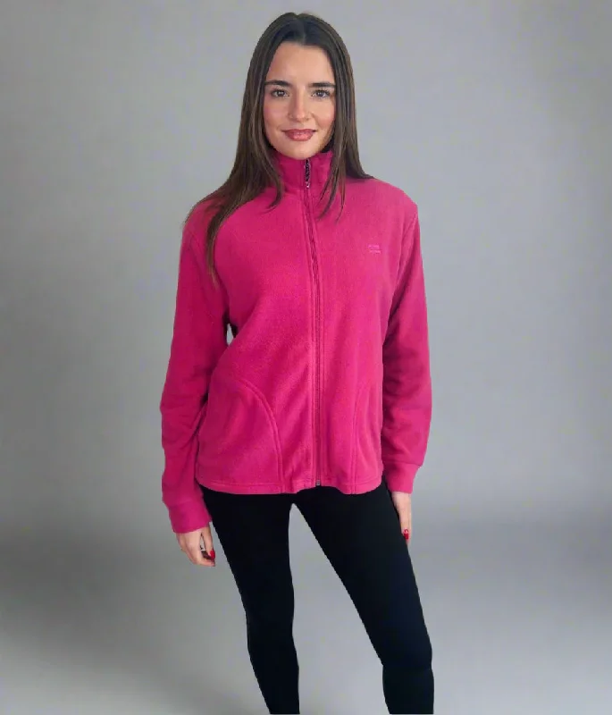 Women's Elegant Apparel End Of Month Blowout Pink Polar Fleece Jacket