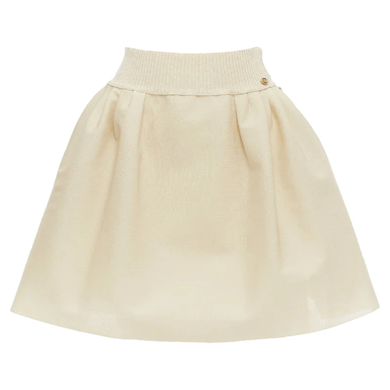 Women's Chic Outerwear Outfit Flash Sale, Don't Miss Chanel Light Gold CC Logo Button Flared Skater Skirt Women's Chic Outerwear Outfit Flash Sale, Don't Miss Chanel Light Gold CC Logo Button Flared Skater Skirt