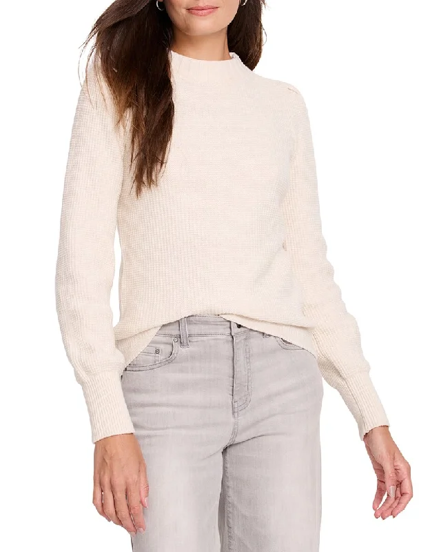 Women's Chic Outerwear Garments Exclusive Sale NIC+ZOE Waffle Stitch Sweater