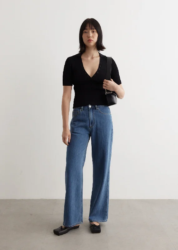 Women's Evening Garments Exclusive Sale Crash Wide Leg Jeans