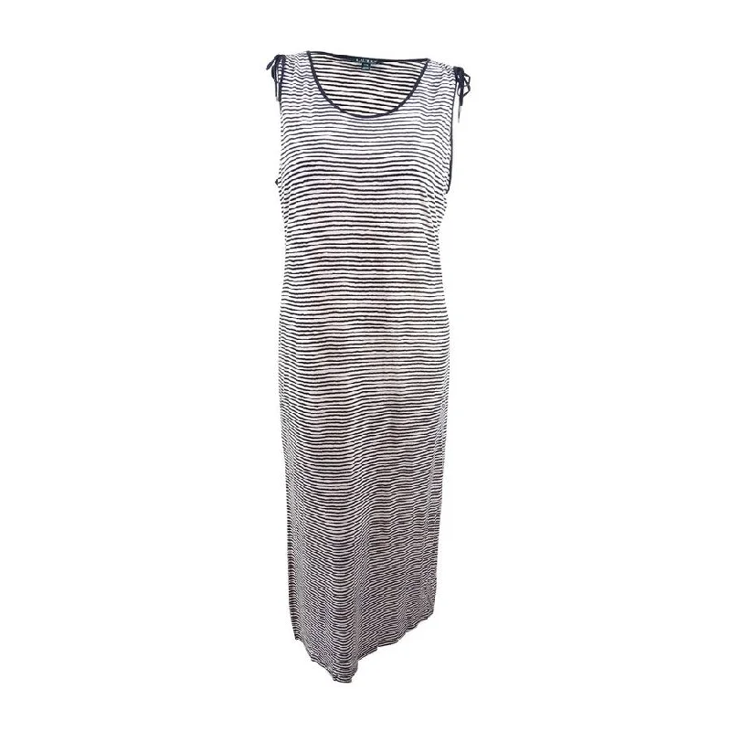 Women's Evening Clothes Chic Styles Lauren Ralph Lauren Women's Striped Sleeveless Maxidress