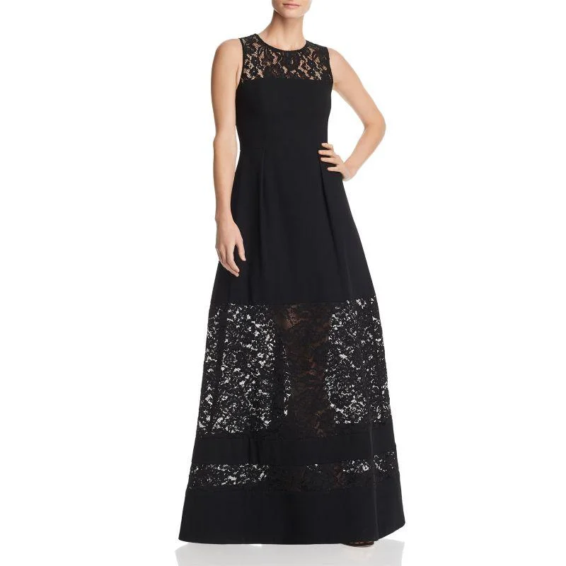 Charming Everyday Clothing For Women Brand Name Clothing Discount Extravaganza Aidan Mattox - Sleeveless Illusion Pleated Crepe Dress MN1E202967SC