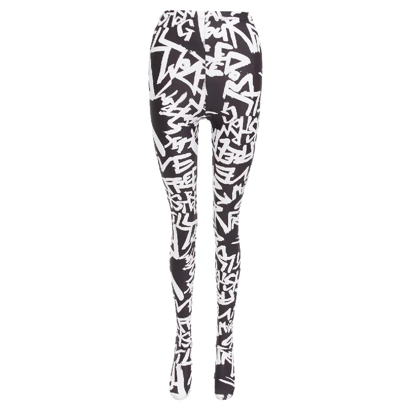 Women's Functional Outfit For Outdoor Activities Nordic Minimalist Home Look Comme Des Garcons Free Graffiti Skinny Leggings Women's Functional Outfit For Outdoor Activities Nordic Minimalist Home Look Comme Des Garcons Free Graffiti Skinny Leggings