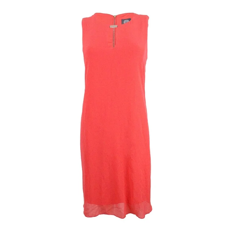 Women's Garments Get The Latest Trends Vince Camuto Women's Sleeveless Keyhole Flyaway Dress