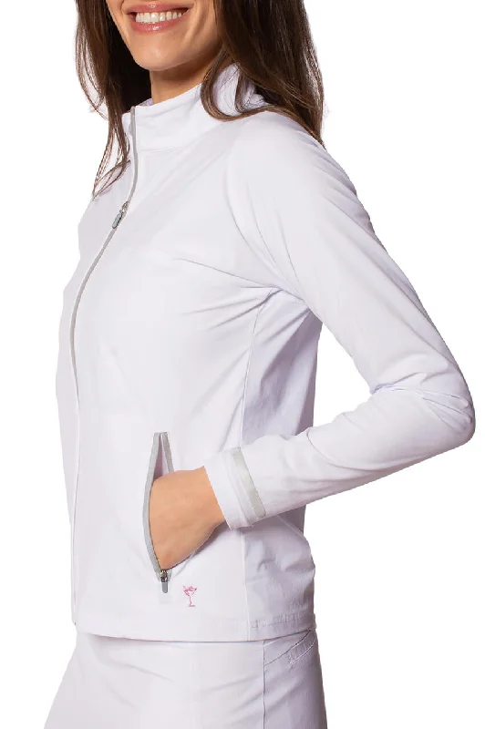 Women's Clothing And Garments Sets Feminine Grace White Be An Athlete Jacket