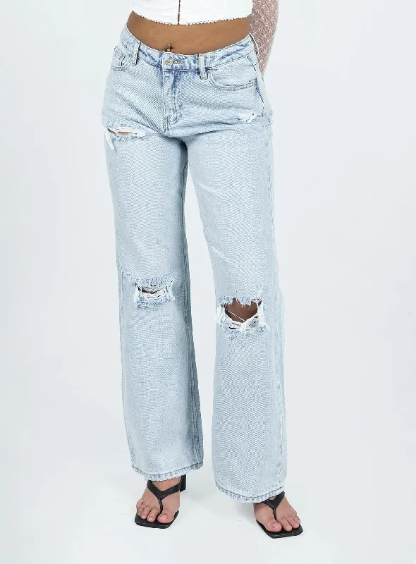 Women's Fashionable Attire For Work Spring Fashion Tanya Straight Leg Jeans Denim