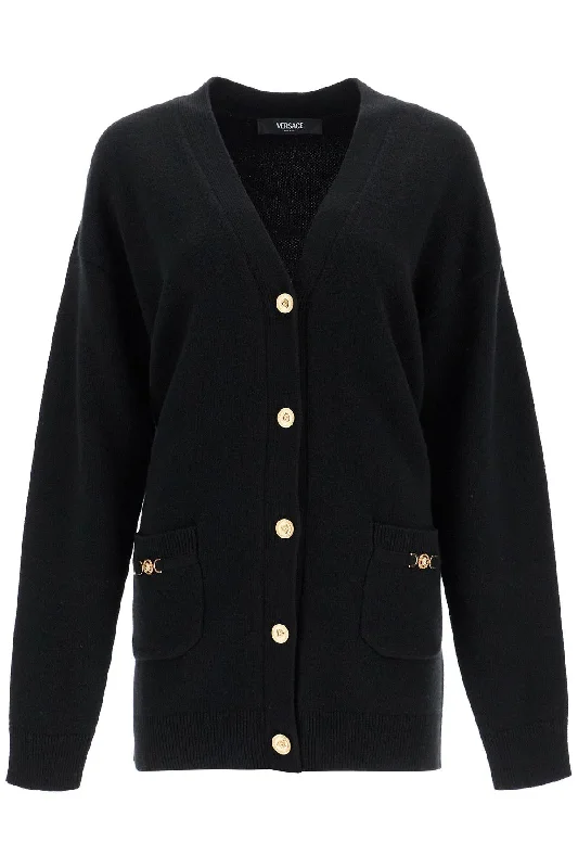 Stylish Women's Outerwear Apparel Seasonal Style Discounts Versace Women's Boxy Wool And Cashmere Cardigan Stylish Women's Outerwear Apparel Seasonal Style Discounts Versace Women's Boxy Wool And Cashmere Cardigan