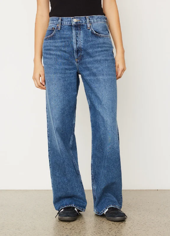 Women's Elegant Evening Outfit Chic Wardrobe Essentials Low Slung Baggy Jeans