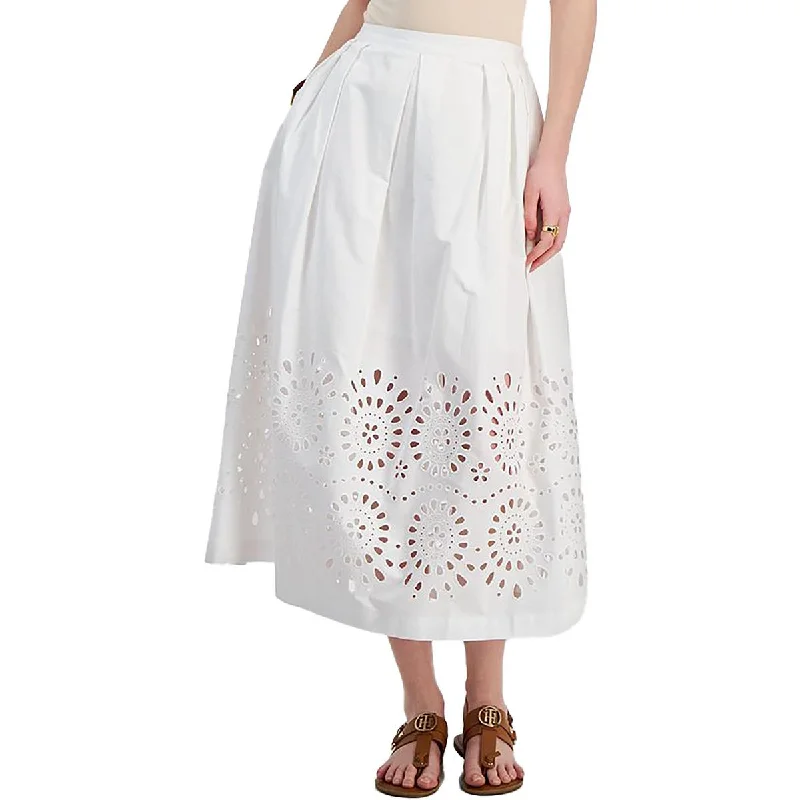 Women's Office Clothing From Casual To Classy Womens Embroidered Pleated A-Line Skirt Women's Office Clothing From Casual To Classy Womens Embroidered Pleated A-Line Skirt