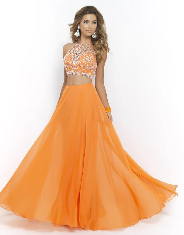 Women's Evening Apparel Valentine's Special Blush by Alexia Designs - 9935SC Halter Sleeveless A-Line Dress Women's Evening Apparel Valentine's Special Blush by Alexia Designs - 9935SC Halter Sleeveless A-Line Dress