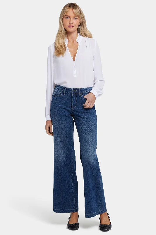 Women's Fashion Clothes Absurdly Cheap Sale Teresa Wide Leg Jeans - Rio Rapids
