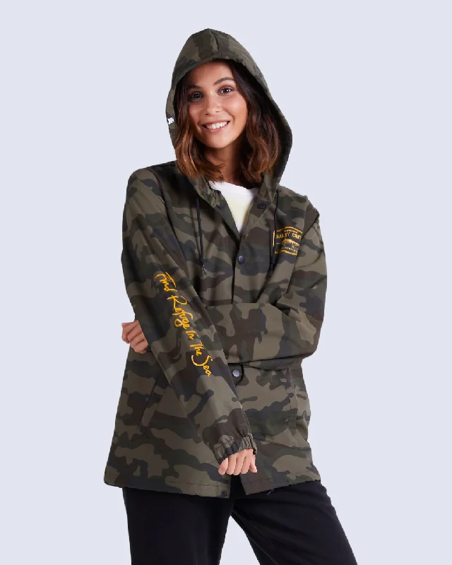 Comfortable Women's Attire Explore What's New Stealth Snap Jacket - Camo