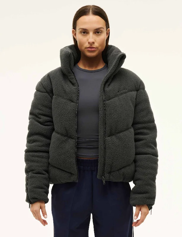 Women's Relaxed Outfit Must Haves Fortune Sherpa Jacket - Marine Blue