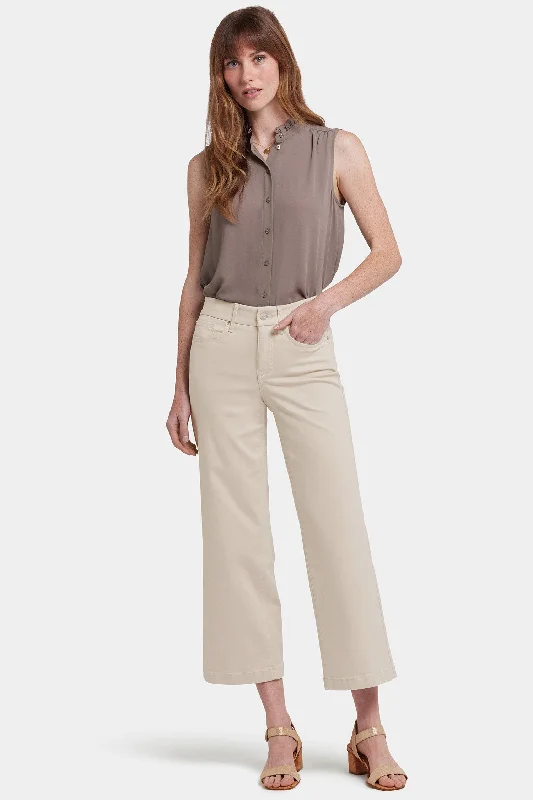 Women's Clothing With Trendy Designs Unleash Your Fashion Waist-Match™ Teresa Wide Leg Ankle Jeans - Feather Women's Clothing With Trendy Designs Unleash Your Fashion Waist-Match™ Teresa Wide Leg Ankle Jeans - Feather