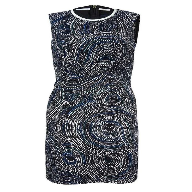 Women's Outdoor Attire Redefining Women's Fashion Tommy Hilfiger Women's Sleeveless Printed Texture Dress