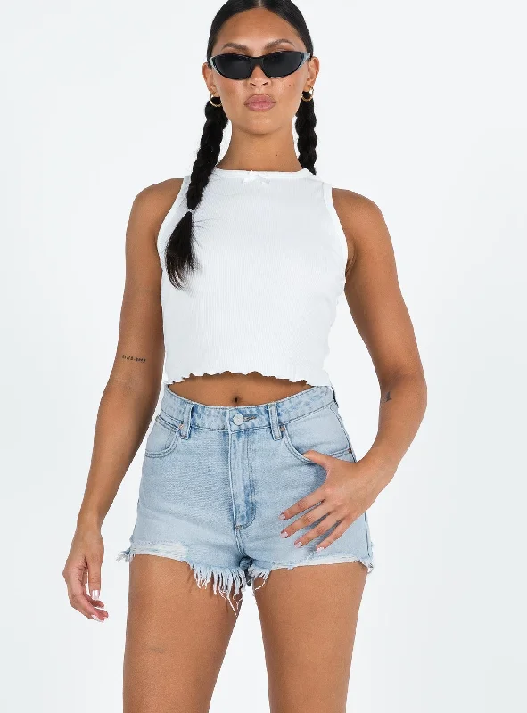 Women's Stylish Professional Garments New In This Season Abrand High Relaxed Short Rosanna Rip Light Blue Women's Stylish Professional Garments New In This Season Abrand High Relaxed Short Rosanna Rip Light Blue