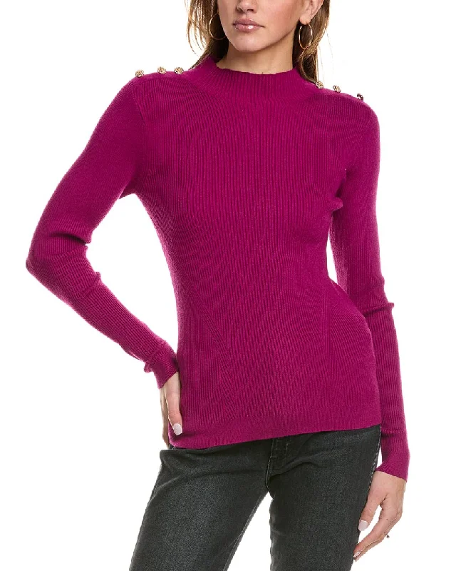 Vintage-Inspired Women's Apparel Quick Grab Deals Elie Tahari The Yana Sweater