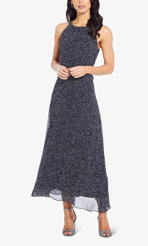Women's Elegant Formal Outfit The Latest Trends Adrianna Papell AP1D103432 - Chiffon Sleeveless Long Dress