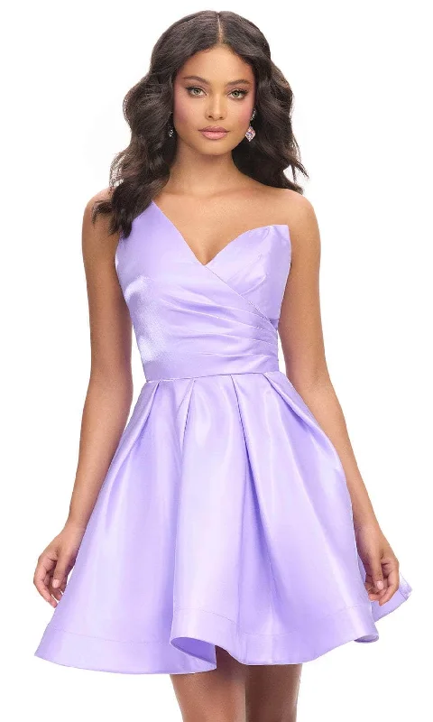Women's Evening Garments Chic Trend Collection Ashley Lauren 4786 - Sleeveless A-Line Cocktail Dress