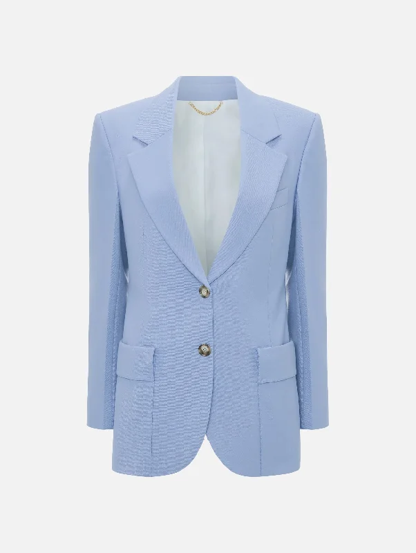 Women's Contemporary Clothing Odd Size Clearance Sale Patch Pocket Jacket in Bluebell Women's Contemporary Clothing Odd Size Clearance Sale Patch Pocket Jacket in Bluebell