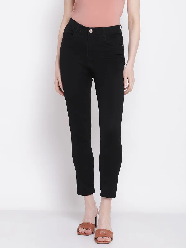 Women's Effortless Casual Outfit Flash Deals Women's Casual Skinny Fit Black No Fade Mid rise Jeans Women's Effortless Casual Outfit Flash Deals Women's Casual Skinny Fit Black No Fade Mid rise Jeans