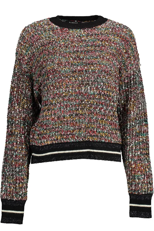 Women's Seasonal Garments Chic Style Desigual Enigmatic Sweater with Contrasting Women's Details Women's Seasonal Garments Chic Style Desigual Enigmatic Sweater with Contrasting Women's Details