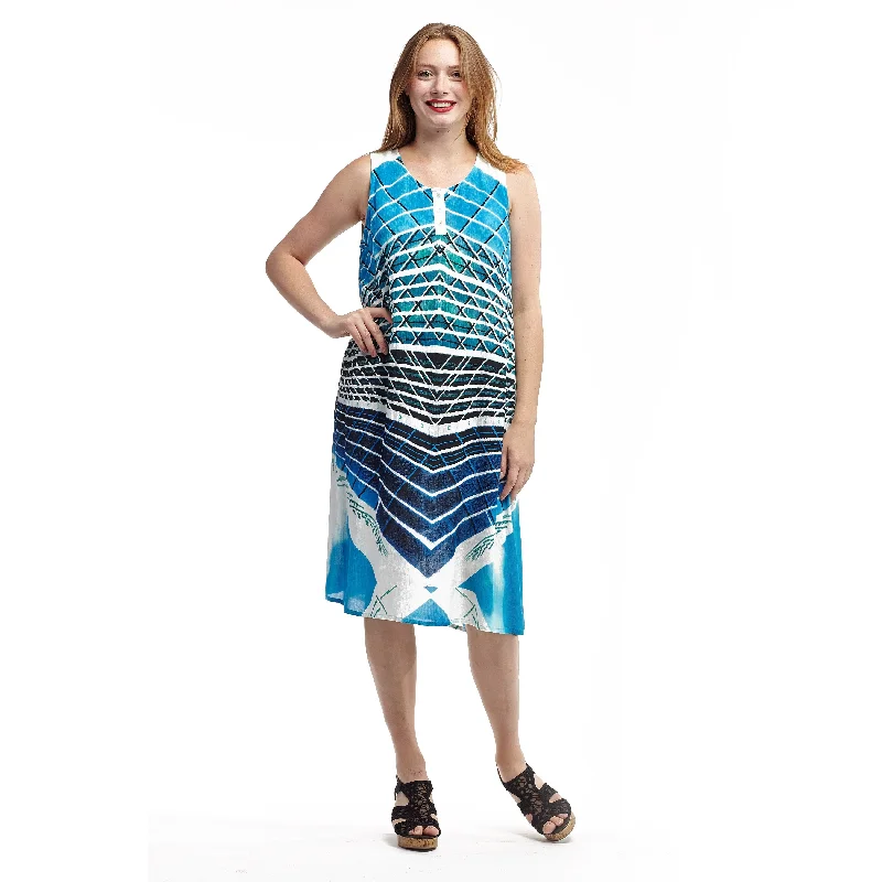 Women's Evening Wear Attire Minimalist Chic La Cera Women's Sleeveless Rayon Dress