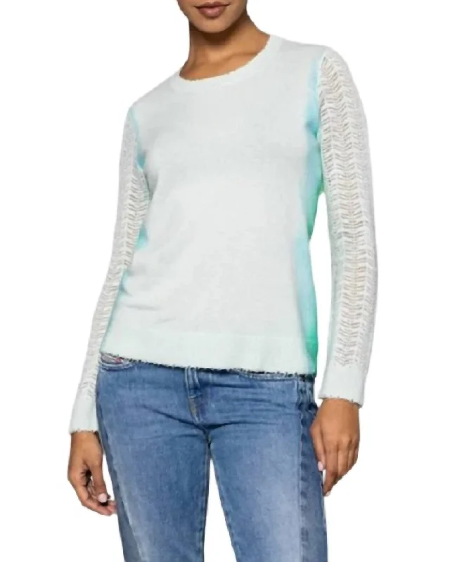 Women's Formal Event Clothing Luxe Women's Fashion Side By Side Top In Barely Blue Women's Formal Event Clothing Luxe Women's Fashion Side By Side Top In Barely Blue