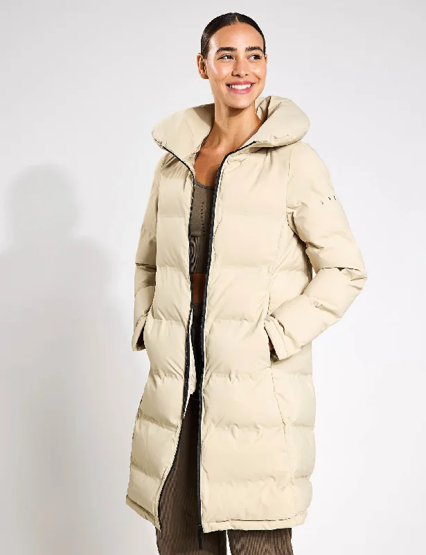 Fashionable Women's Outfit Hot Brand Discounts Coat Jacket - Stone