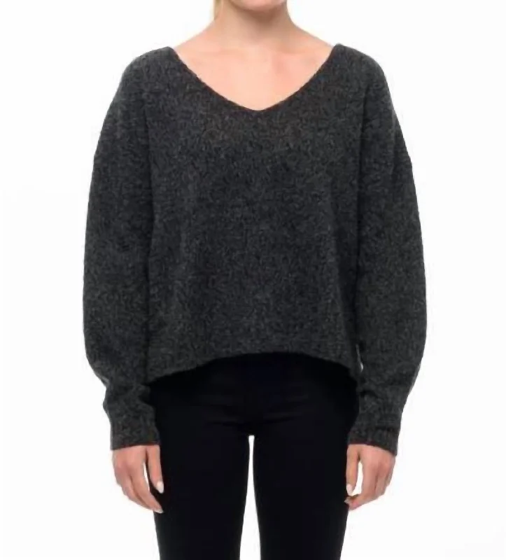 Women's Seasonal Clothing Sophisticated Style Audrey Sweater In Bedrock
