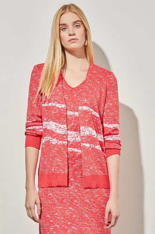 Women's Activewear Outfit Evening Elegance Plus Size Long Sleeve Jacket - Abstract Line Soft Lightweight Knit Women's Activewear Outfit Evening Elegance Plus Size Long Sleeve Jacket - Abstract Line Soft Lightweight Knit