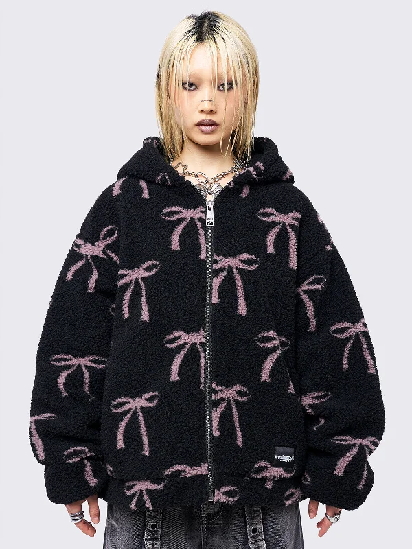 Women's Vacation Garments Refined Simplicity Bowies Borg Jacket