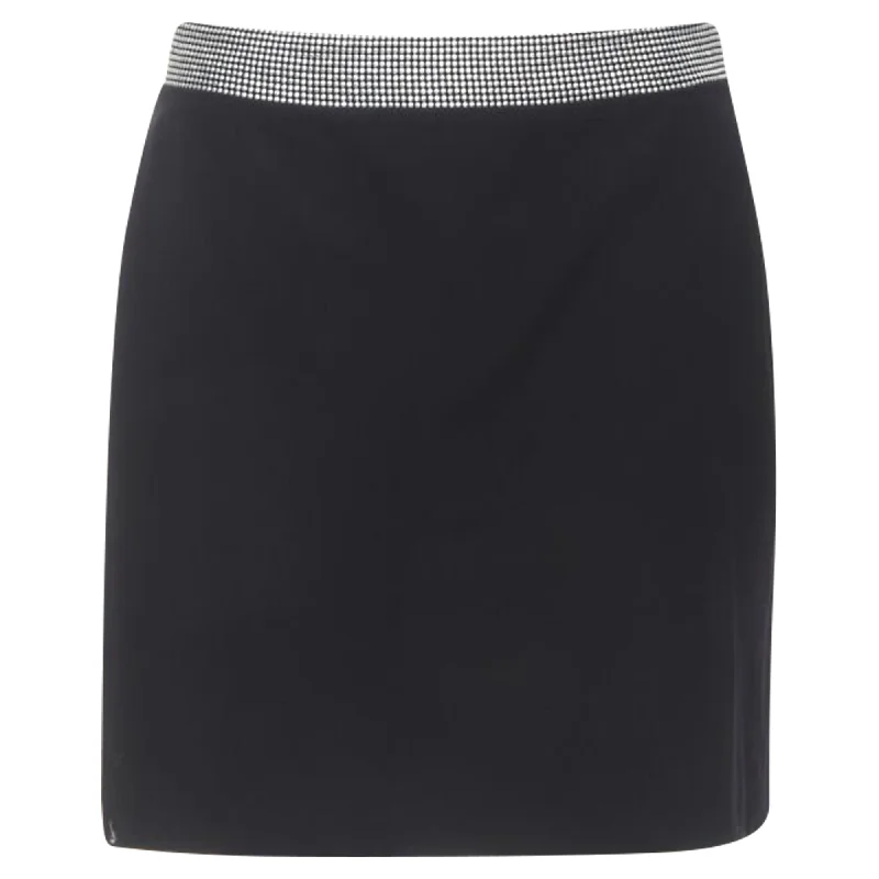 Women's Casual Apparel Now On Sale For Chic Urban Styles Gianni Versace silver stud embellished waist wool skirt Women's Casual Apparel Now On Sale For Chic Urban Styles Gianni Versace silver stud embellished waist wool skirt