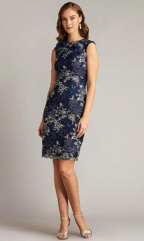 Women's Active Garments For Workouts Trendy Women's Wear Collection Tadashi Shoji CGU24890M - Sleeveless Floral Cocktail Dress Women's Active Garments For Workouts Trendy Women's Wear Collection Tadashi Shoji CGU24890M - Sleeveless Floral Cocktail Dress
