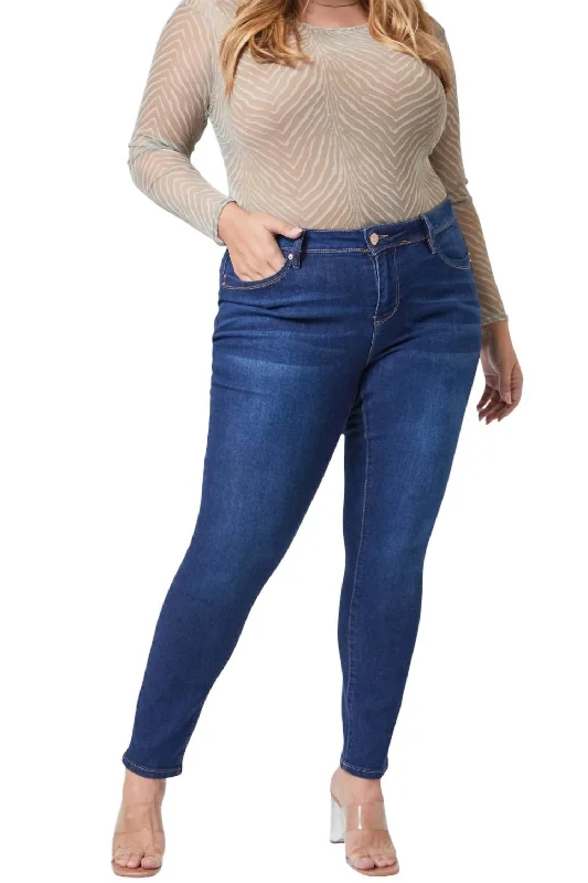 Women's Clothes For The Office Crazy Discounts, Hurry Up Junior Plus Wannabettabutt Mid-Rise Skinny Jean In Dark Indigo Women's Clothes For The Office Crazy Discounts, Hurry Up Junior Plus Wannabettabutt Mid-Rise Skinny Jean In Dark Indigo