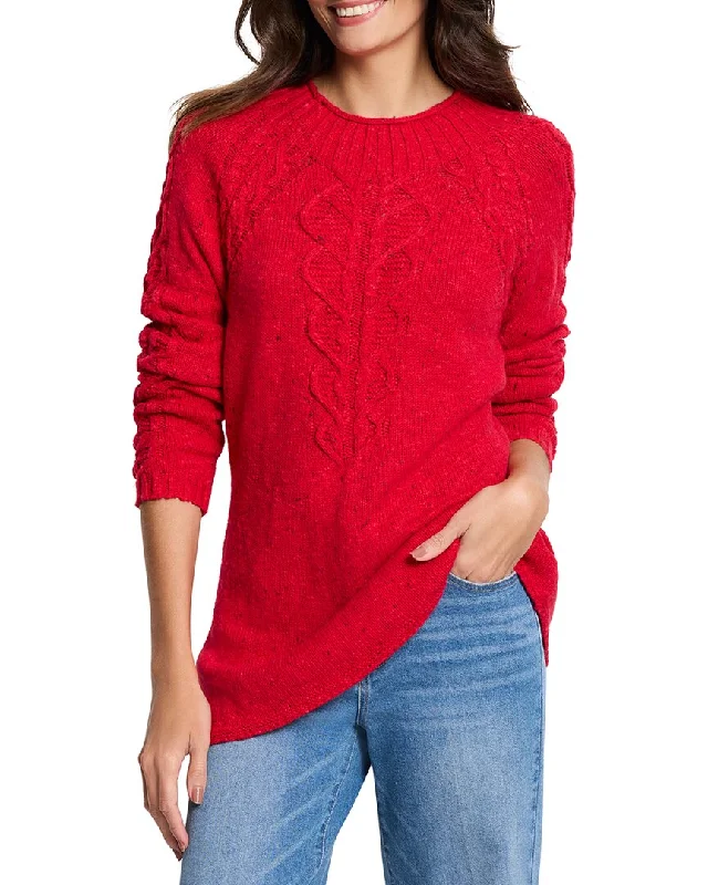 Chic Clothes For Women Fast Fashion Favorites NIC+ZOE Femme Cable Sweater