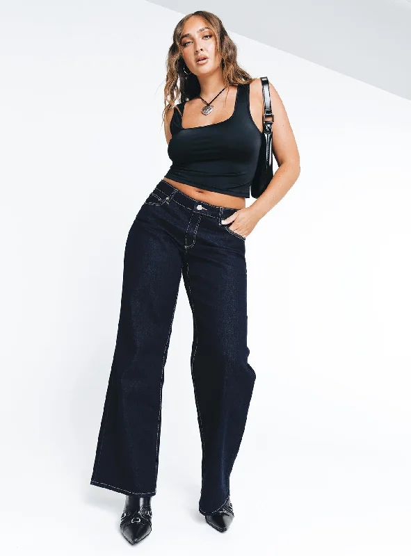 Women's Trendy Attire Exclusive Discount Abrand 99 Low & Wide Alice Jeans