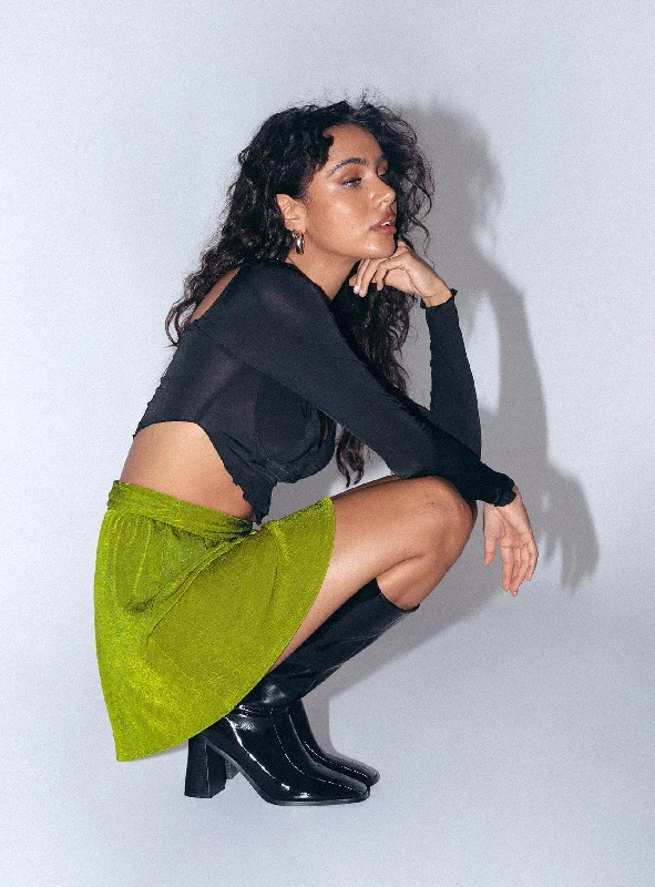 Women's Everyday Clothes Stylish Savings Eithan Mini Skirt Green