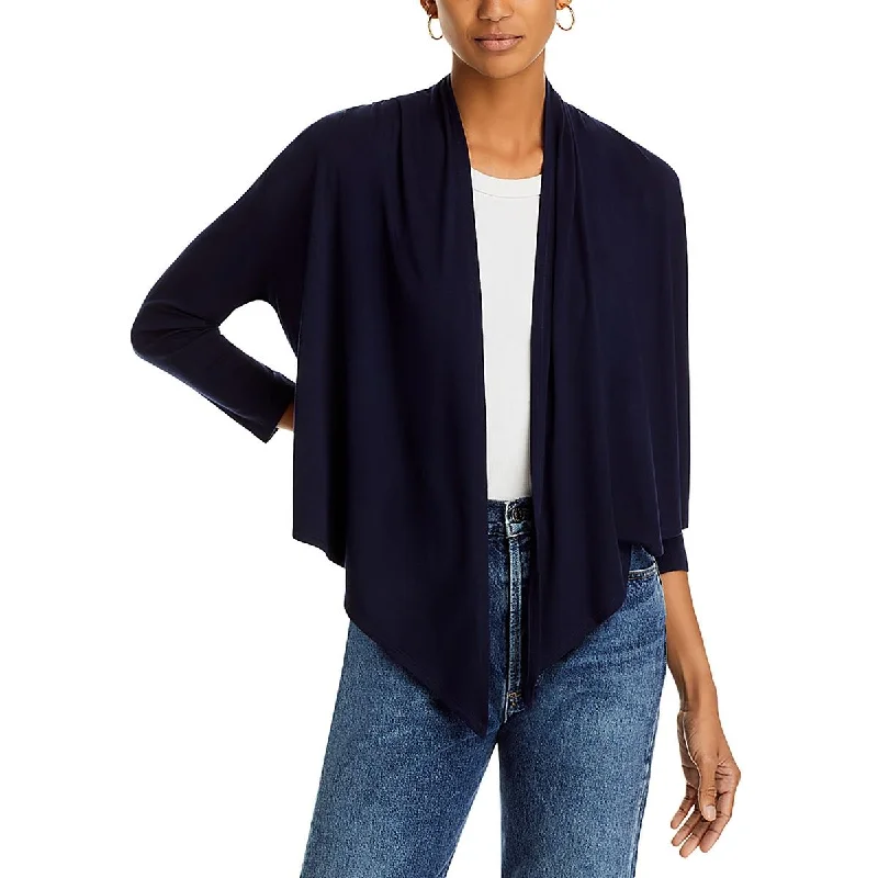 Women's Festive Attire Wardrobe Update Womens Solid Knit Cardigan Sweater