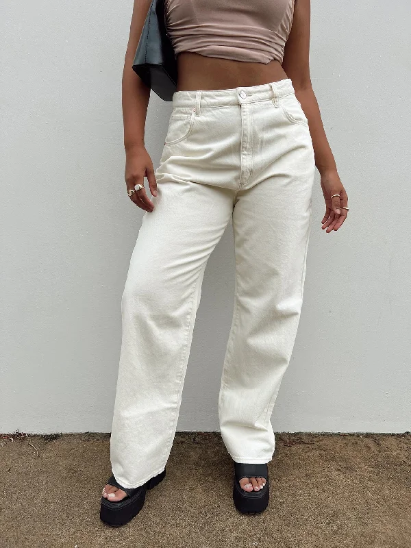 Women's Clothing For Work New Season Fashion Preview Abrand Carrie Jean Stone White